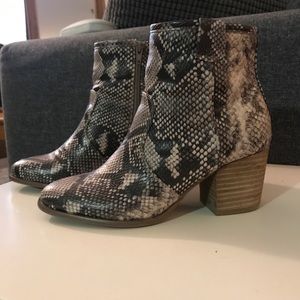 Carlos by Carlos Santana Snakeskin Booties